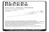 40V MAX* HEDGE TRIMMER - · PDF file40V MAX* HEDGE TRIMMER Thank you for choosing BLACK+DECKER! ... If you have a question or experience a problem with your BLACK+DECKER ... Remove