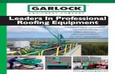EQUIPMENT COMPANY Leaders In Professional …plymouthind.com/garlockequip/GarlockEquipment... · equipment company leaders in professional ... waterproofing cold process ground to
