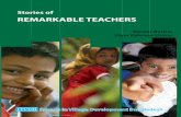REMARKABLE TEACHERS - Save the Children'sgames,jokes,stories,songs, ... stories of remarkable teachers as told by the ... gender, class and ethnicity. A three step method ...