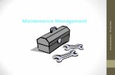 Chapter 20 Maintenance Management and Reliability - …mycsvtunotes.weebly.com/.../1/0/1/7/10174835/mainten… ·  · 2012-04-16Maintenance Management s s.in. Overview •Introduction