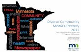 Diverse Community Media Directory 2017 - Minnesota ... Diverse Community Media Directory Table of Contents Press 1 African American ...