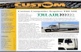 VOL. X NO. 5 October / November 2015 Custom Companies Acquires TRI · PDF file · 2015-10-12Fall is upon us with its changing of colors ... carried by all modes of domestic freight