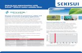 Unlock new opportunities with Selvol™ UltiLoc water ... · PDF filePolyvinyl alcohol is a popular choice for water-soluble films. ... nitrogen/phosphate fertilizers Water treatment