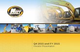 Q4 2015 and FY 2015s2.q4cdn.com/660578389/files/doc_presentations/2015/Neff...Company At a Glance 4 Leading Regional Rental Sunbelt Region Equipment Provider Focus area +14,700 (1)