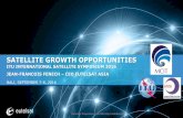 SATELLITE GROWTH OPPORTUNITIES 2015 2016 2017 2018 2019 2020 Source: Euroconsult, Digital TV Research Terrestrial Cable IP Satellite 3. A growing video market Eutelsat Proprietary