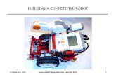 BUILDING A COMPETITIVE ROBOT - Mastering Lego … Robot/Building a Competitive... · , copyright 2012 LEGO DIGITAL DESIGNER 4 • The building instructions for the Lego competitive