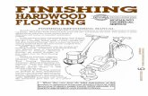 FINISHING HARDWOOD FLOORING NOFMA/ · PDF fileFINISHING HARDWOOD FLOORING NOFMA/WFI TECHNICAL ... finished to give the best appearance. ... (unless making an angle