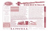 ~ THE OFFICIAL PUBLICATION OF THE LOWELL … THE OFFICIAL PUBLICATION OF THE LOWELL COUNCIL ON AGING ~ June2012 ... Lets Hand On, Hanky ... Potatos & Vegetable Dessert with Coffee