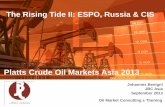 Platts Crude Oil Markets Asia 2013 - Latest Oil, Energy & Metals News, Market · PDF file · 2013-09-24September 2013 Oil Market Consulting & Training ... Platts Crude Oil Markets