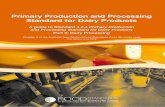 Primary Production and Processing Standard for … Production and Processing Standard for Dairy Products A guide to Standard 4.2.4 Primary Production and Processing Standard for Dairy