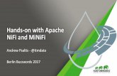 Hands-on with Apache NiFi and MiNiFi - Berlin Buzzwords · PDF fileHands-on with Apache NiFi and MiNiFi ... Content-Type: text/html Hello world! Standard FlowFileAttributes ... Precedent