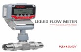 LIQUID FLOW METER - Kimray · PDF fileLIQUID FLOW METER DESIGNED TO WITHSTAND THE MOST RIGOROUS ... off the oilfield. ... (-101 °C to 177 °C)