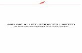AIRLINE ALLIED SERVICES LIMITED - Air · PDF fileAIRLINE ALLIED SERVICES LIMITED (A wholly owned subsidiary of Air India Limited) AASL CONTENTS ... ATR aircraft is being operated from