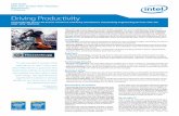 Driving Productivity - Intel | Data Center Solutions, IoT, … security features available on select Intel® processors may require additional software, hardware, services and/or an