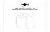 USER INSTRUCTIONS FOR GET PORTABLE 9k BTU AIR CONDITIONER ... · PDF fileIntroduction Thank you for choosing this portable air conditioner to provide you and your family with all of