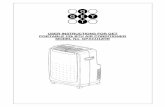 USER INSTRUCTIONS FOR GET PORTABLE 12k BTU AIR CONDITIONER ... · PDF fileIntroduction Thank you for choosing this portable air conditioner to provide you and your family with all