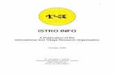 ISTRO INFO - iworx5.webxtra.netiworx5.webxtra.net/~istroorg/download/ISTRO INFO October 2006.pdf · ISTRO INFO please send them to me and I will ... bus or train to reach Kaunas from