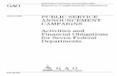 GAO-06-304 Public Service Announcement … 1 GAO-06-304 Public Service Announcement . ... generally accepted government auditing standards. The seven departments we surveyed identified