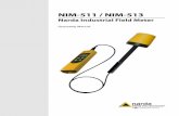 NIM-511 / NIM-513 - Narda Safety Test Solutionsnarda-sts.us/pdf_files/OperatingManuals/NIM_Manual_2009_11.pdf1 Useful information 2 NIM-51x Narda 1.1 Measuring electromagnetic fields