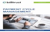 PAYMENT CYCLE MANAGEMENT - Billtrustmktg.billtrust.com/rs/billtrust/images/The-Case-for-Billtrust.pdf · The invoice-to-cash process requires comprehensive Payment Cycle Management