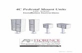 4C Pedestal Mount Units - Florence Mailboxes 3 of 16  65952_Rev C – 02/01/2011 Table of Contents Get to Know Your versatile 4C Pedestal Mount Unit (4CPM) 4 …