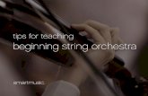 tips for teaching beginning string orchestra - MakeMusic · PDF filerecruiting & developing violists in your school orchestra While teaching viola is slightly different than teaching