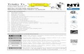 INSTRUCTIONS FOR TRINITY Tx BOILER - Home Trinity... · INSTRUCTIONS FOR TRINITY Tx BOILER ... 12.0 FIELD WIRING ... The installation of your NTI Trinity Tx gas boiler must conform