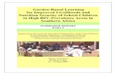 Garden-Based Learning for Improved Livelihoods and ... · PDF filelearning initiatives across southern Africa for improved livelihoods and nutrition security ... AGN Nutrition and