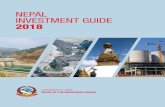 NEPAl INVESTMENT GUIDE 2018 Nepal INvestmeNt …ibn.gov.np/uploads/files/repository/Nepal Investment...• Market competition is low and there are low levels of foreign direct investment