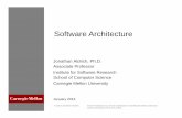 Software Architecture - Carnegie Mellon School of …Modules within sendmail process Processes implementing qmail sendmail qmail. Software Architecture ... Architecture is design,