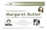 The Remarkable Career of Margaret Butler · PDF fileThe Remarkable Career of Margaret Butler, Argonne National Laboratory, June 11, 2015 18 ... Natalia Saraeva Nuclear Engineer Emily