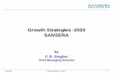 Growth Strategies -2010 SANSERAdnb.co.in/FESConfTool/Uploads\Presentations\180\SANS… ·  · 2011-01-06Crank Shaft Assembly Cam Shaft Intermediate Shaft Balance Shaft . ... •