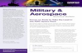 Military & Aerospace - Synopsys · PDF fileMilitary & Aerospace ... create RTL VHDL for use with Design ... of a process’s lifetime we find ourselves using it at the limits of its