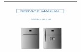 SERVICE MANUAL Temperature setting sequence : 1step → 2step → 3step → 4step → 5step → 6step → 7step (Min) (Mid) (Max) 10-2. Control Panel C. Display Fcp Type 1. Operation