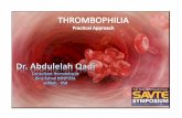 2-SAVTE THROMBOPHILIA MAY2012.pptsavte.com/download/SAVTE2012-PPT/session 5/2-SAVTE... · (e.g., intrauterine growth restriction, stillbirth, severe pre‐eclampsia, abruptio placentae)