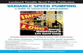 Landmark Variable Speed Pump Publication VARIABLE · PDF file · 2013-09-06Landmark Variable Speed Pump Publication ... savings on your pumping costs while improving system performance
