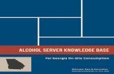 ALCOHOL SERVER KNOWLEDGE BASE - Camden … Site Guide final May 15.pdf · ALCOHOL SERVER KNOWLEDGE BASE Welmaker Data & Associates Roland Bernard Welmaker, Sr., Ph.D., MSLS. Table