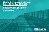 Key Imperatives for HR in 2015 - The Glass Lifttheglasslift.co.uk/.../2015/03/Key-imperatives-for-HR-in-2015.pdf · Key Imperatives for HR in 2015 Insights from CEB’s Leadership