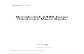 OmniSwitch 6400 Hardware Users Guide - Alcomtech docs/LAN Switch... · OmniSwitch 6400 Series Hardware Users Guide July 2010 page xi Who Should Read this Manual? The audience for