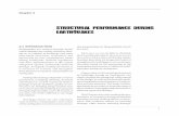 STRUCTURAL PERFORMANCE DURING EARTHQUAKES · PDF fileSTRUCTURAL PERFORMANCE DURING EARTHQUAKES ... tion in the design of earthquake resistant ... impossible to predict precisely in