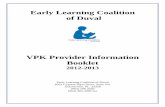 Early Learning Coalition of Duvalelcduval.org/wp-content/uploads/Provider Services/vpk/1A-PROVIDER...Affidavit of Good Moral Character 10. Direct Deposit ... Sample Certificate of