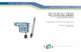 V CALC Plus Air Velocity Meter - TSI, Inc Air Quality VELOCICALC® Plus Air Velocity Meter Models 8384/8384A/8385/ 8385A/8386/8386A Operation and Service Manual 1980321, Revision J