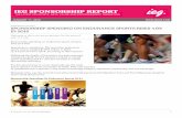 IEG SPONSORSHIP · PDF fileIEG SPONSORSHIP REPORT ... Seventy percent of endurance sports properties report a PepsiCo brand as a ... trends, training and events via sponsorship.com,