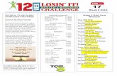 Losin It Newsletter 2016 Week FIVE - events-apg. · PDF filefor the $1,000 prize. ... I've only been drinking a lot of water and I have my coffee or ... Losin It Newsletter 2016 Week