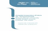 Hospital Inspection (Follow up - Unannounced) - …hiw.org.uk/docs/hiw/inspectionreports/170216county... ·  · 2017-02-16and spread of services that we plan to inspect. ... and