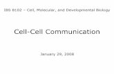 IBS 8102 – Cell, Molecular, and Developmental Biologypschoff/documents/Cell-CellCommunication-web_0… · IBS 8102 – Cell, Molecular, and Developmental Biology ... To govern or