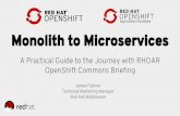 OpenShift Commons Briefing A Practical Guide to the ... · PDF file• #97 RHOAR Explained • September 27 - John Clingan • #96 Building Cloud Native Apps with Spring Boot and RHOAR