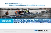 Drainage for Demanding Applications - Watts Watermedia.wattswater.com/F-WWT-WRD.pdf · Drainage for Demanding Applications CARRIERS RAIWATER WASTE WATER ... Safely managing water,