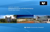 AnnuAl RePoRt Department of Pharmacy Pharmacy Services Kuldip R. Patel Overview of services Central Pharmacy Services is composed of three separate operating departments inclusive