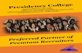 Presidency Grouppresidencycollege.ac.in/wp-content/uploads/2017/09/Placement... · part of the Presidency Group of Institutions, ... a challenge as well as a rewarding experience.